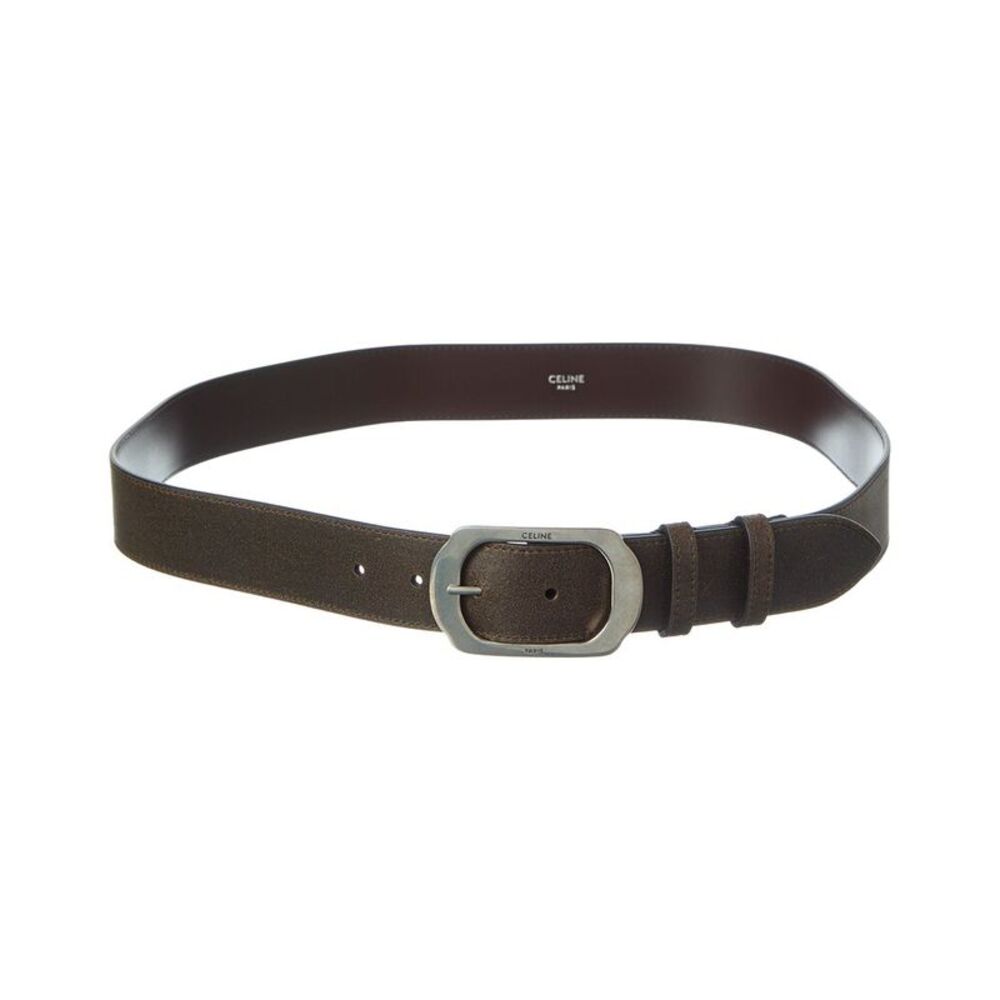 Celine Leather Belt, Brown